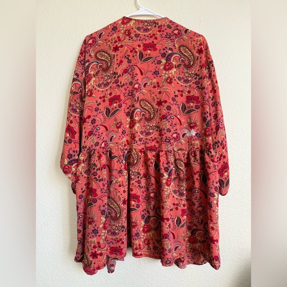 Paisley Print Kimono - Picture 4 of 5